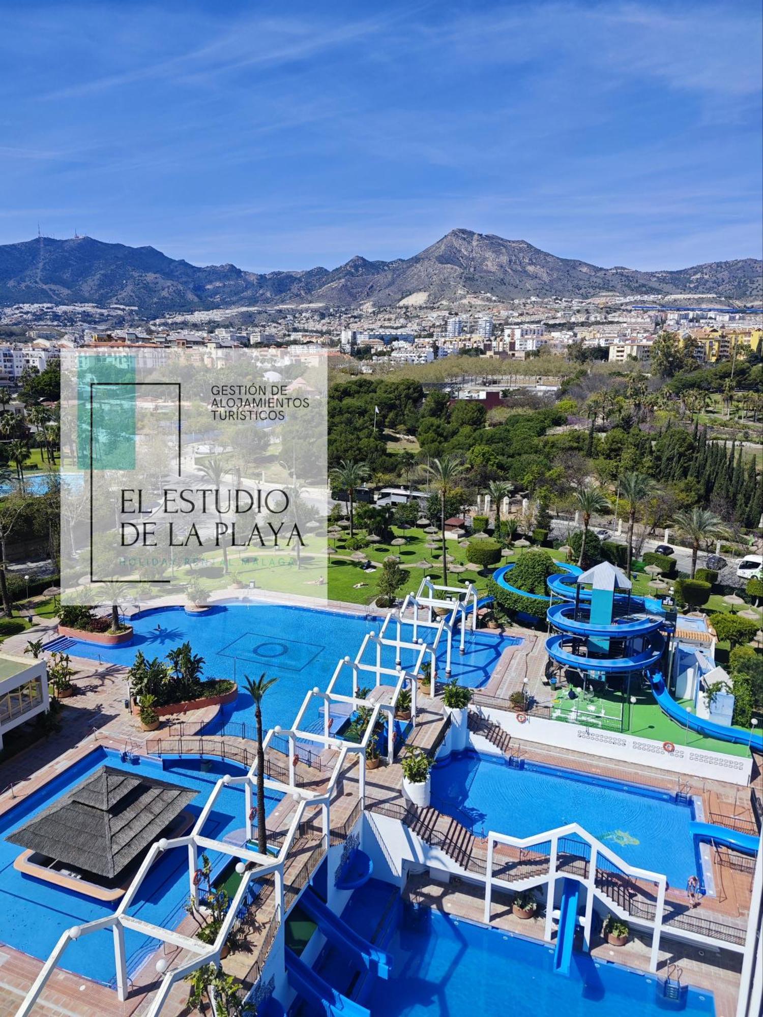 El Estudio De La Playa Benalbeach New 1Bd, Piscinas, Playa Y Vistas Al Mar Ref504 Benalmadena Bagian luar foto